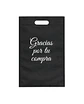 100 Bolsas troquel Friselina Personalizadas ESTAMPADO DOBLE FAZ 20x30cm - Miniatura 2