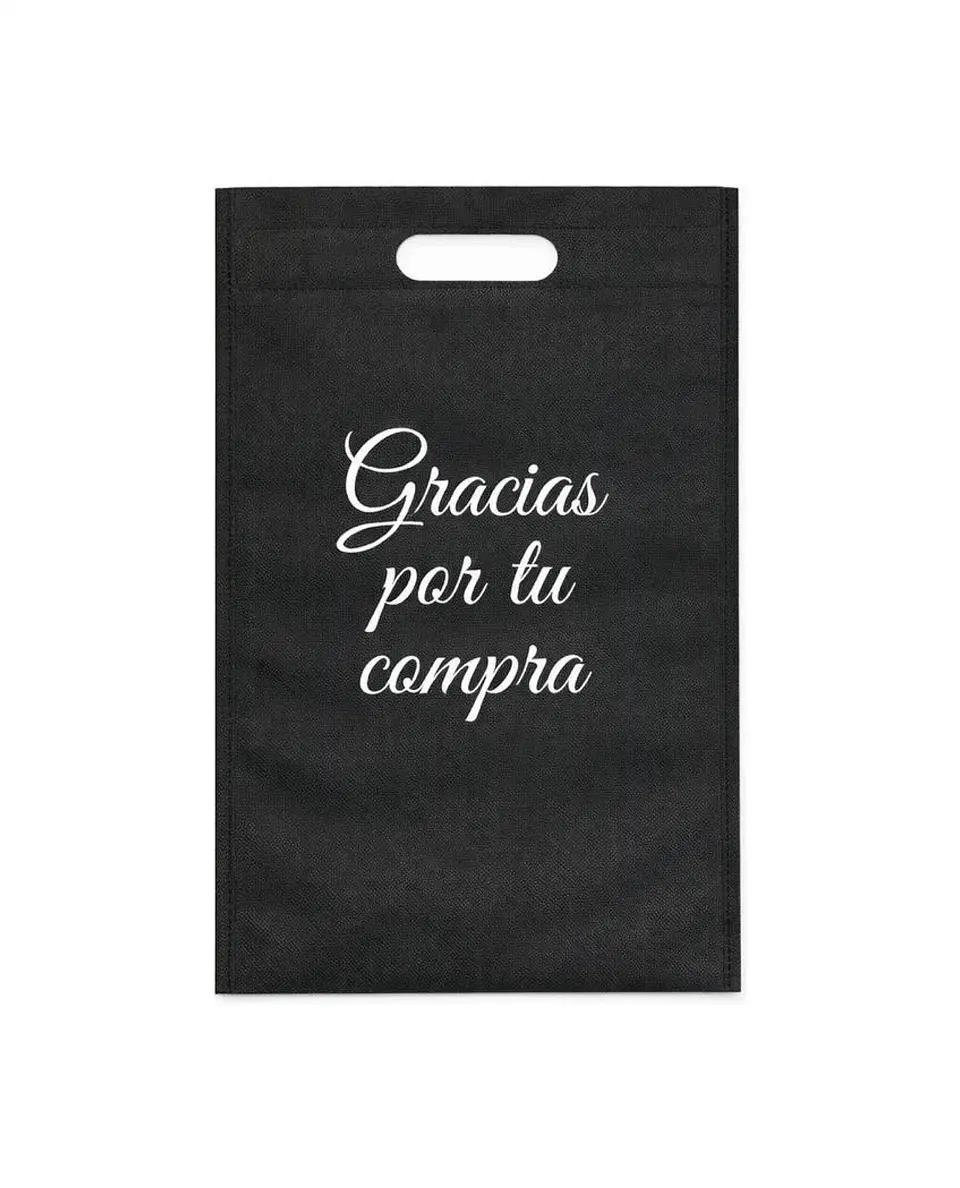 100 Bolsas troquel Friselina Personalizadas ESTAMPADO DOBLE FAZ 20x30cm 2