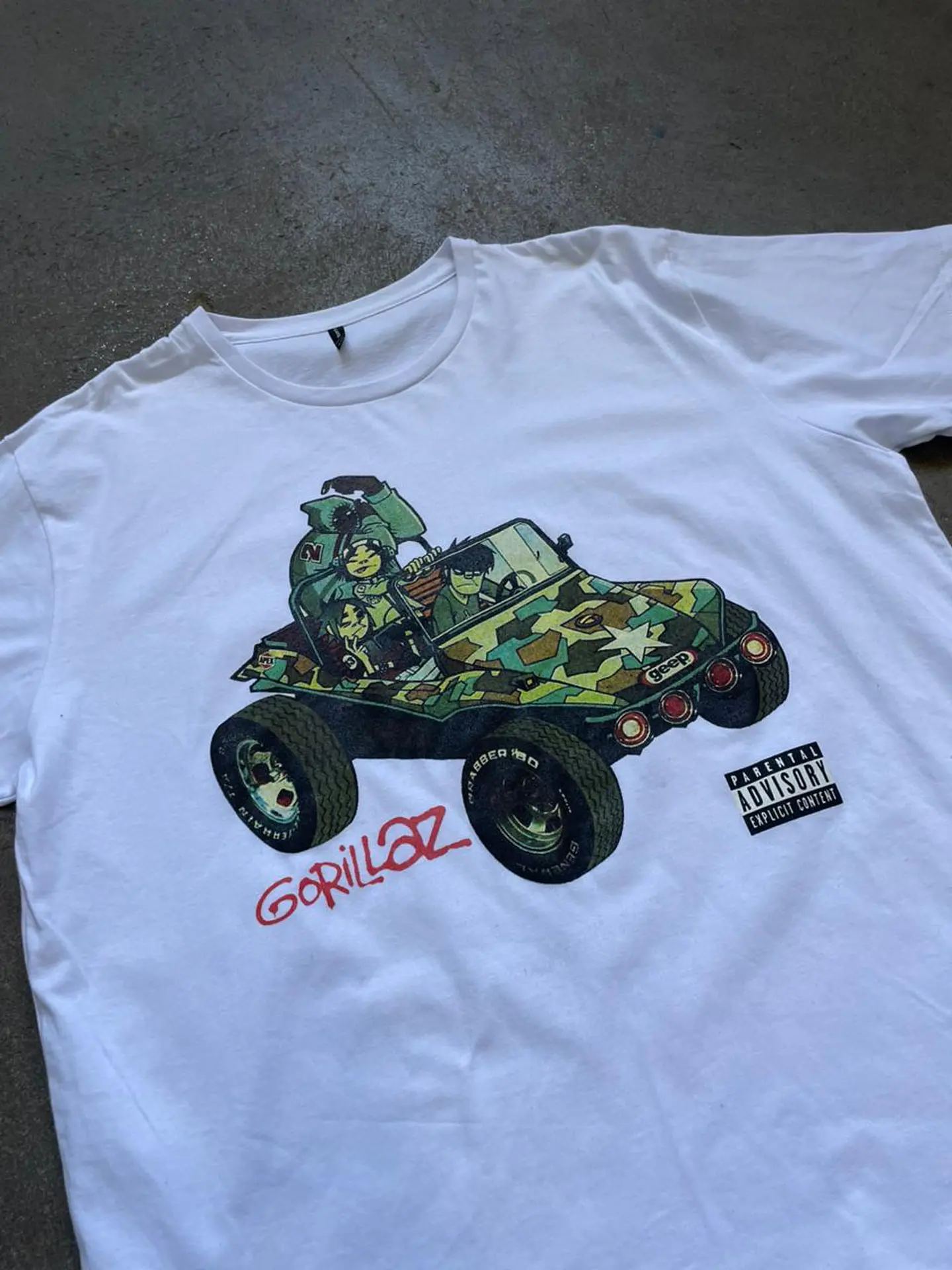 Gorillaz Clasic Fit Blanco 1