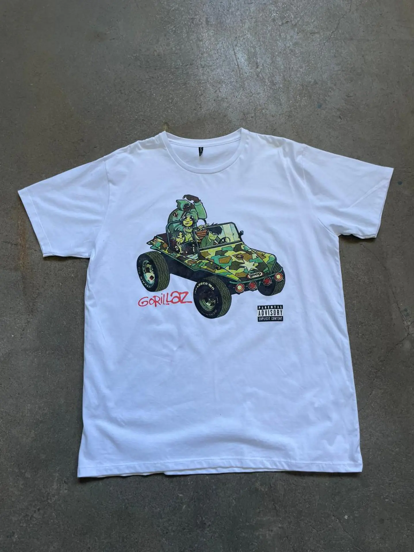 Gorillaz Clasic Fit Blanco 2