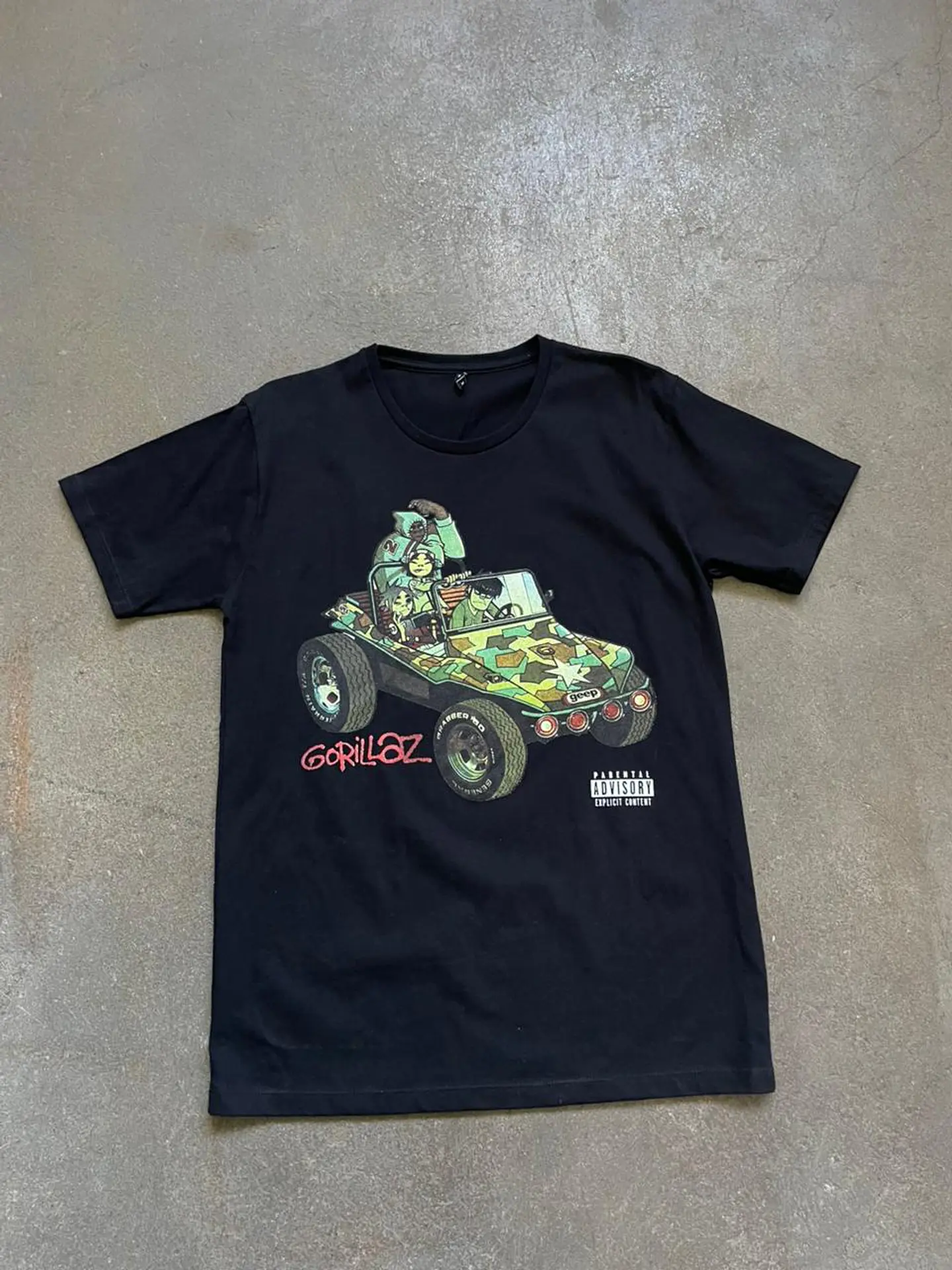 Gorillaz Clasic Fit Negro 1