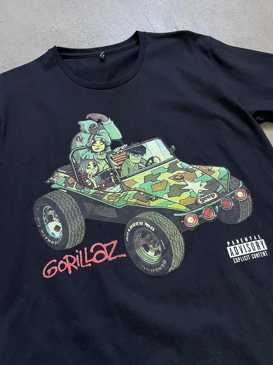 Gorillaz Clasic Fit Negro 2
