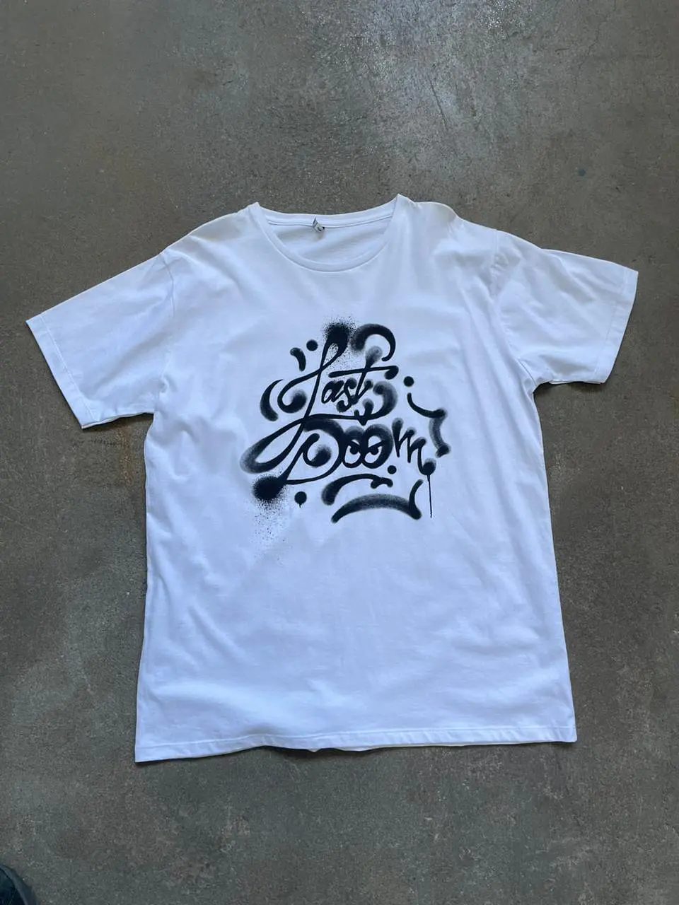 Lettering Clasic Fit Blanco 1