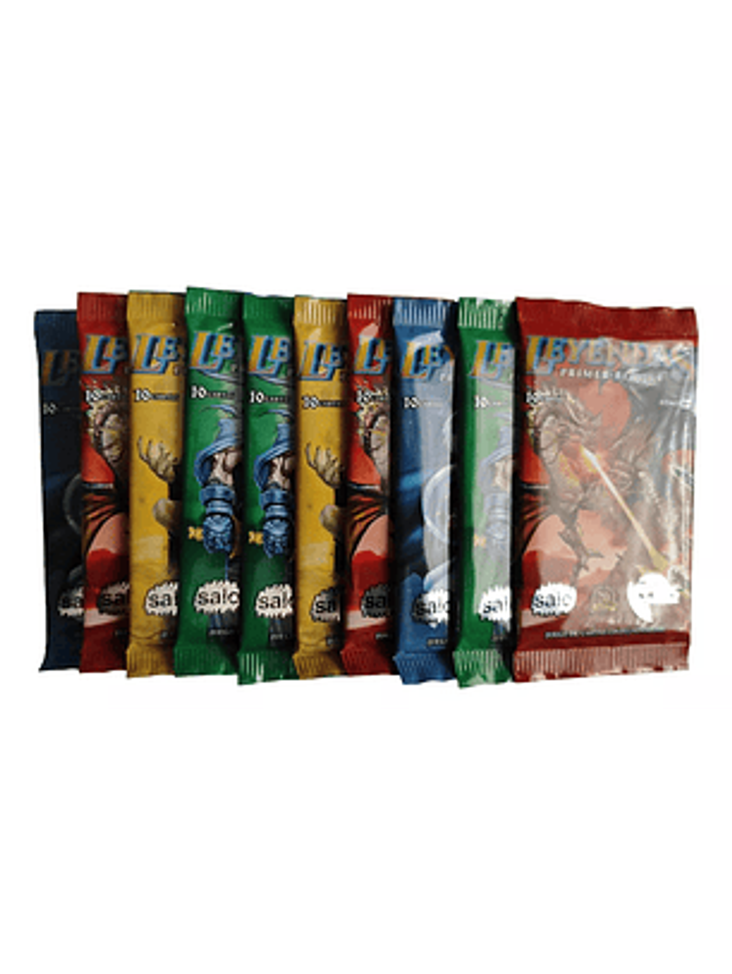 Pack con 10 sobres de Leyendas 3.0 Primer Bloque 1