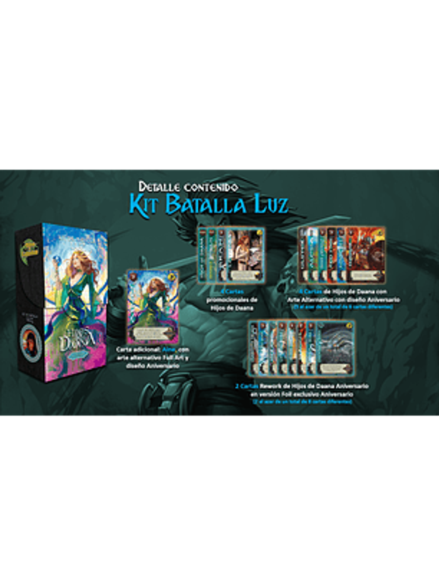 Kit Batalla Luz - Hijos de Daana Aniversario 1