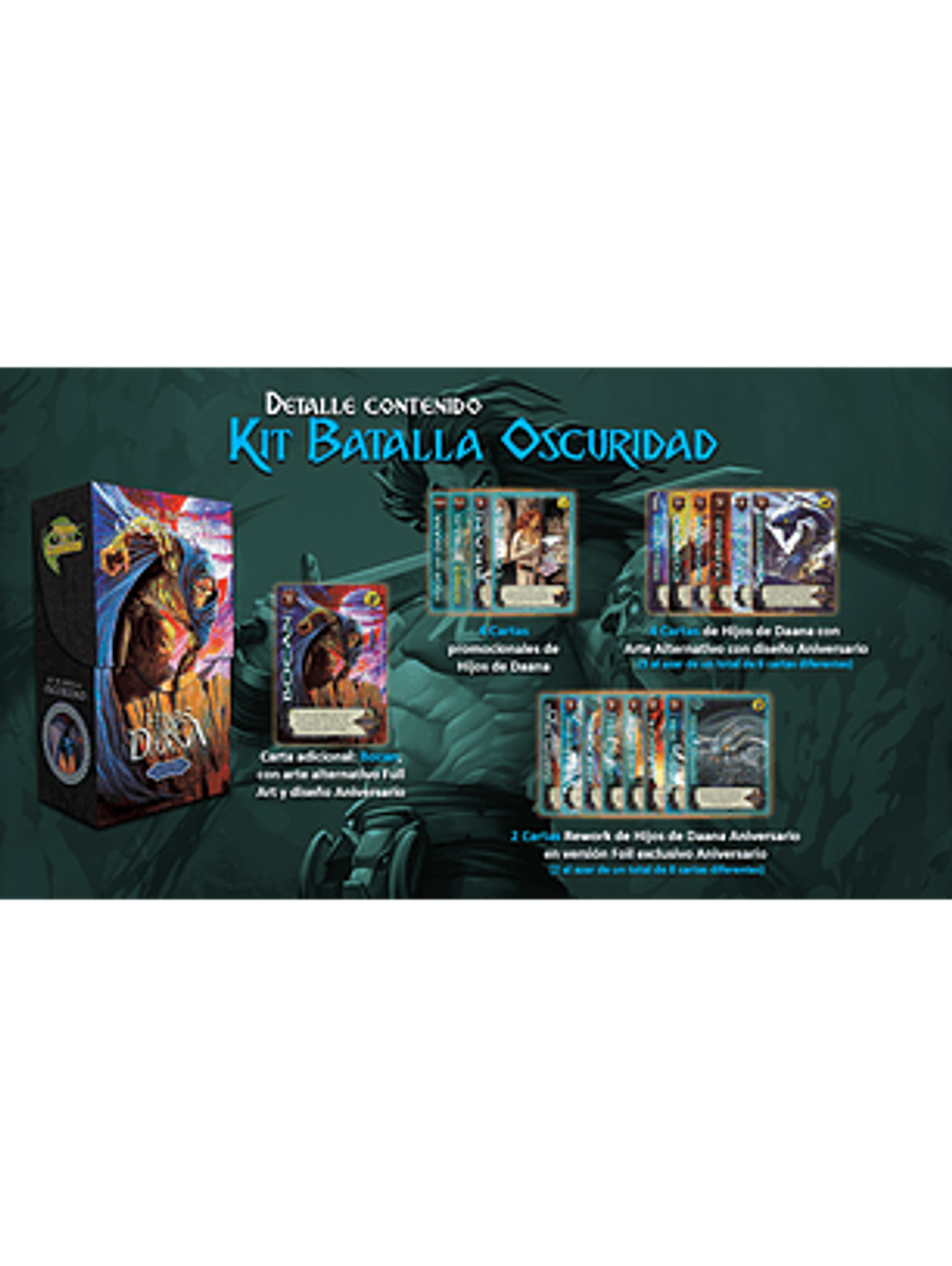 Kit Batalla Oscuridad - Hijos de Daana Aniversario 1