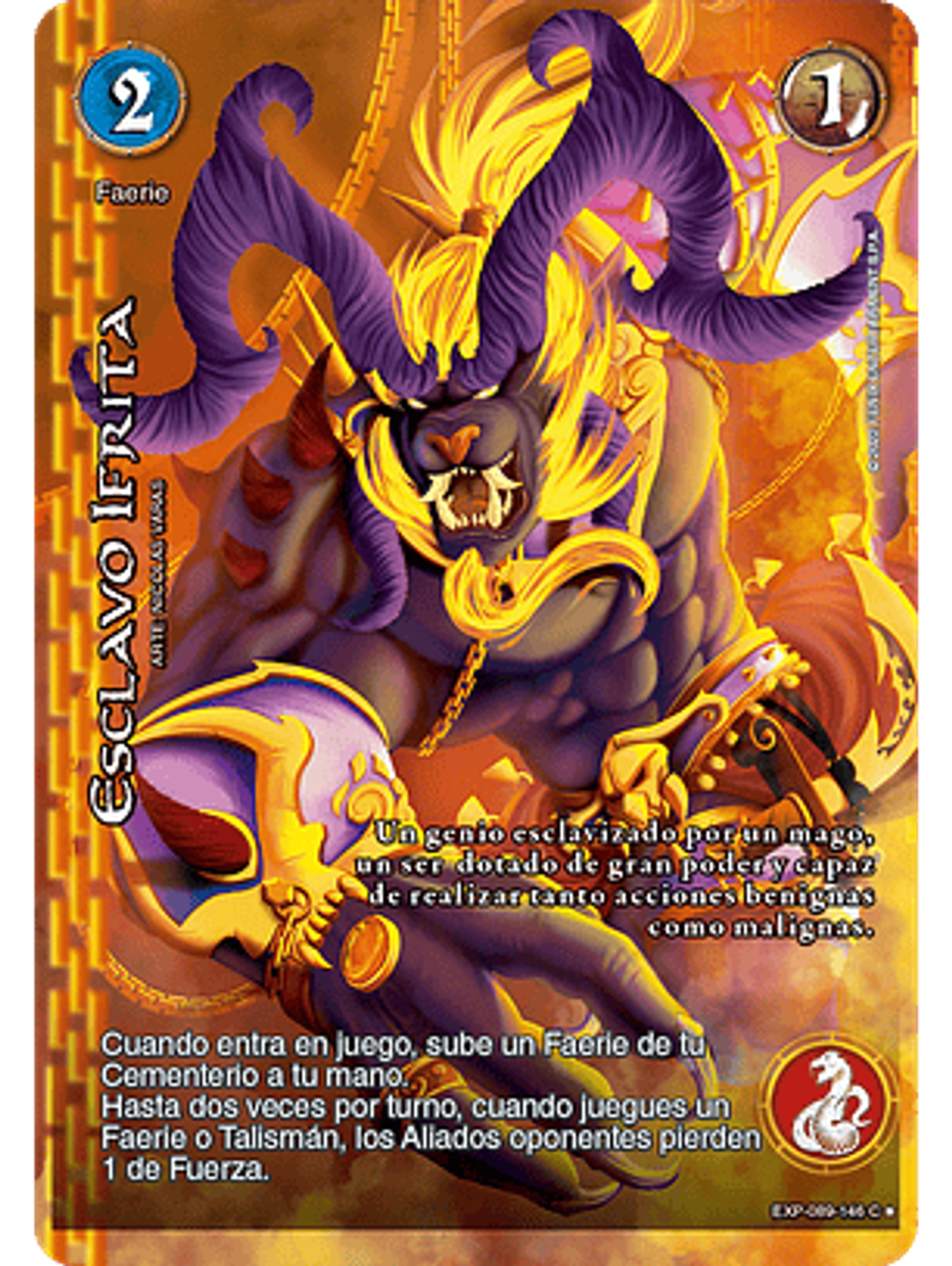 Esclavo ifrita (EXP - VC Foil) 1
