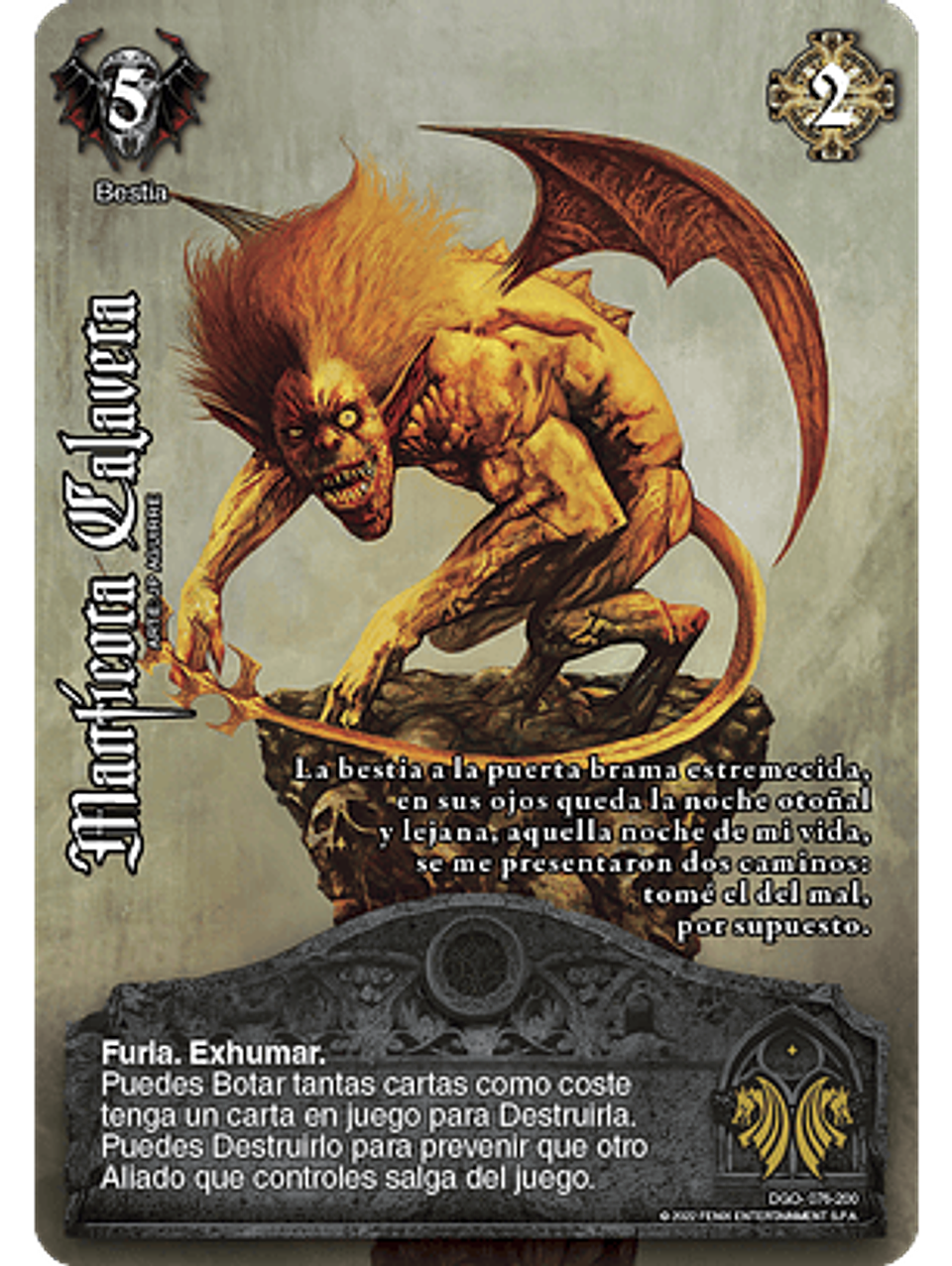 Manticora Calavera  (DGO - Real) 1