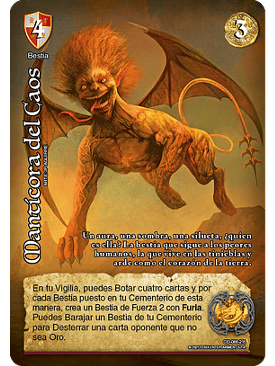 Mantícora del Caos (CID - Real) 1