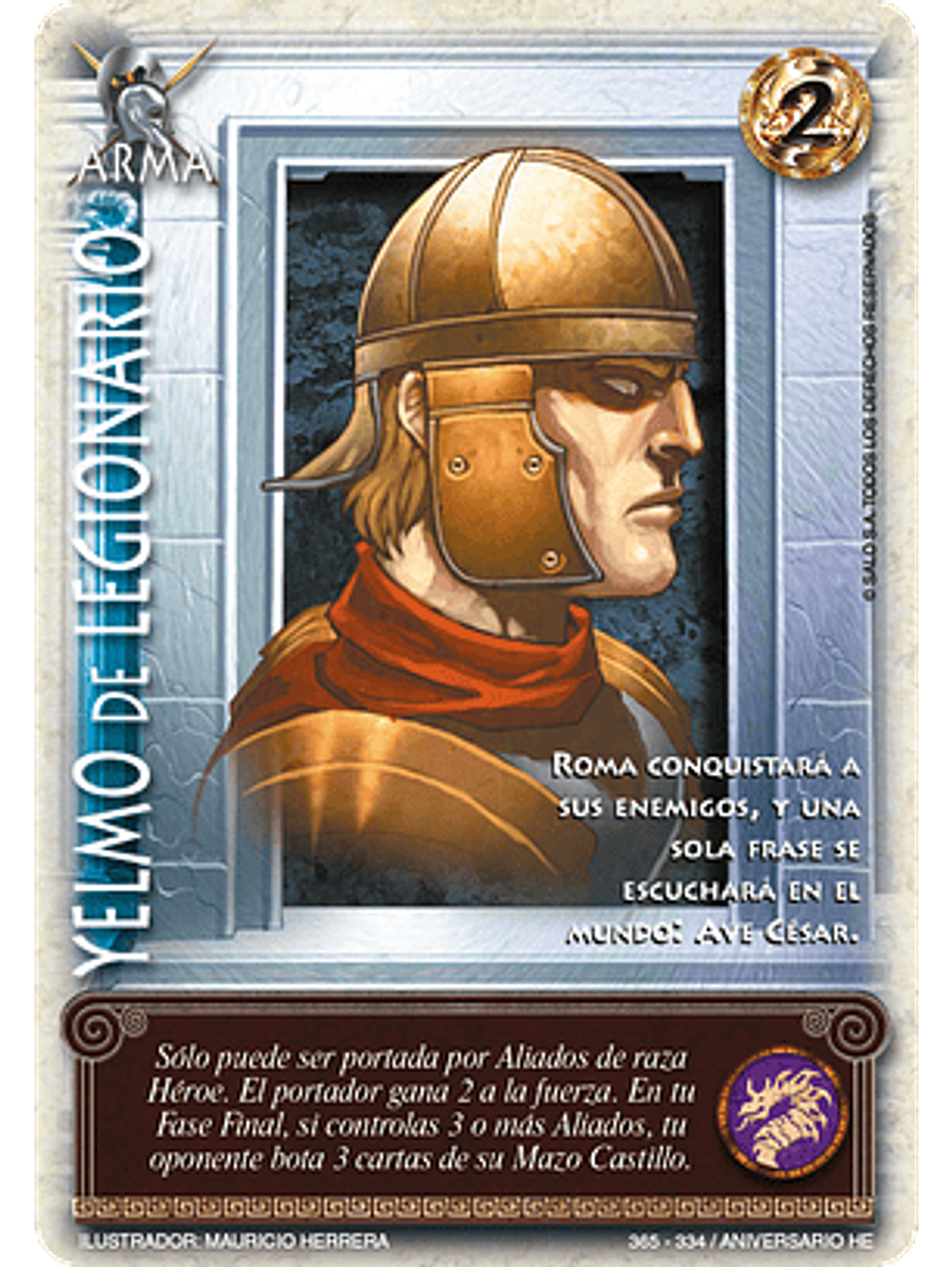 Yelmo de Legionario (Relatos de Helénica – Rework) 1