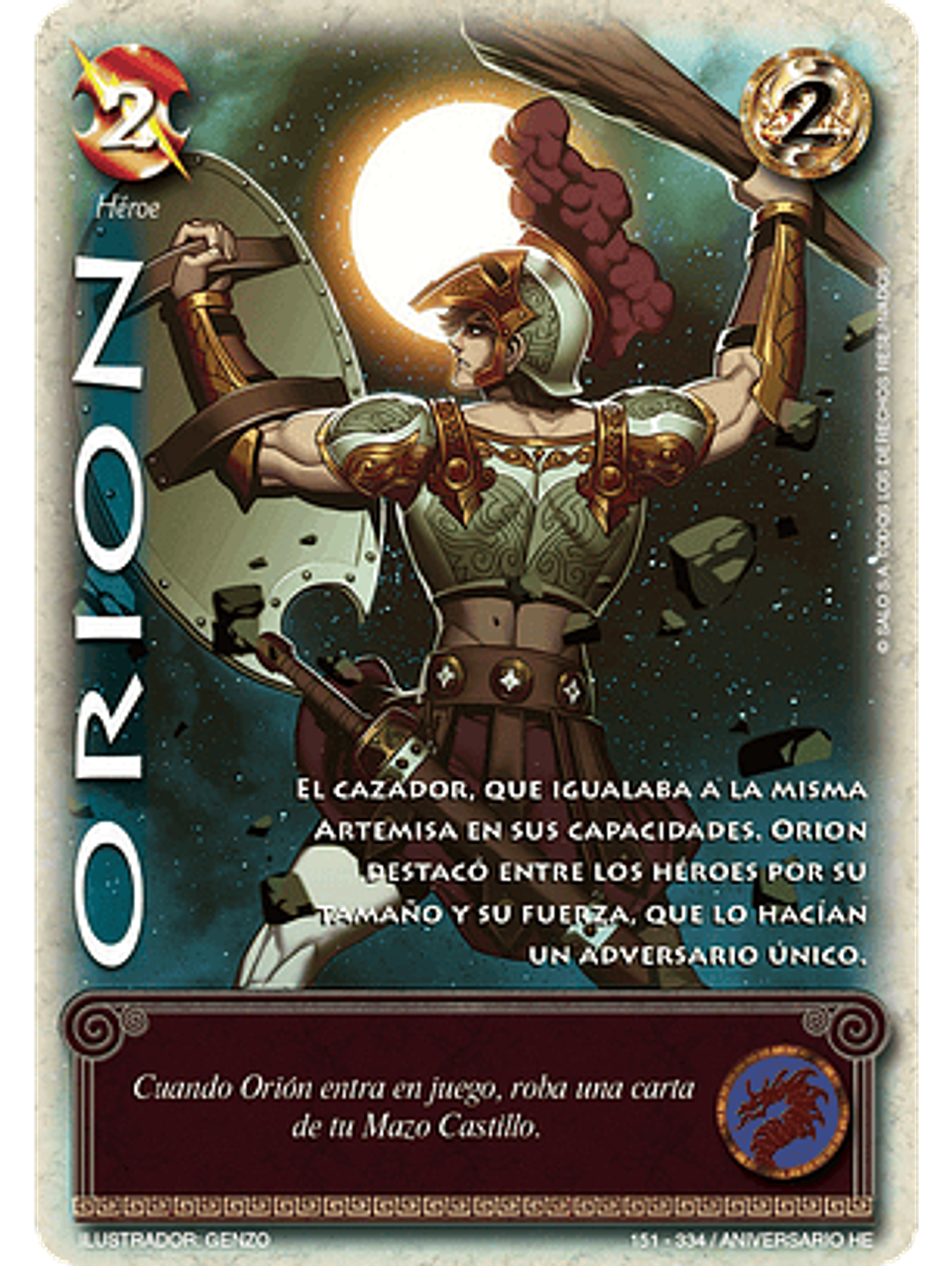 Orion (Helénica Aniv - VC Foil) 1