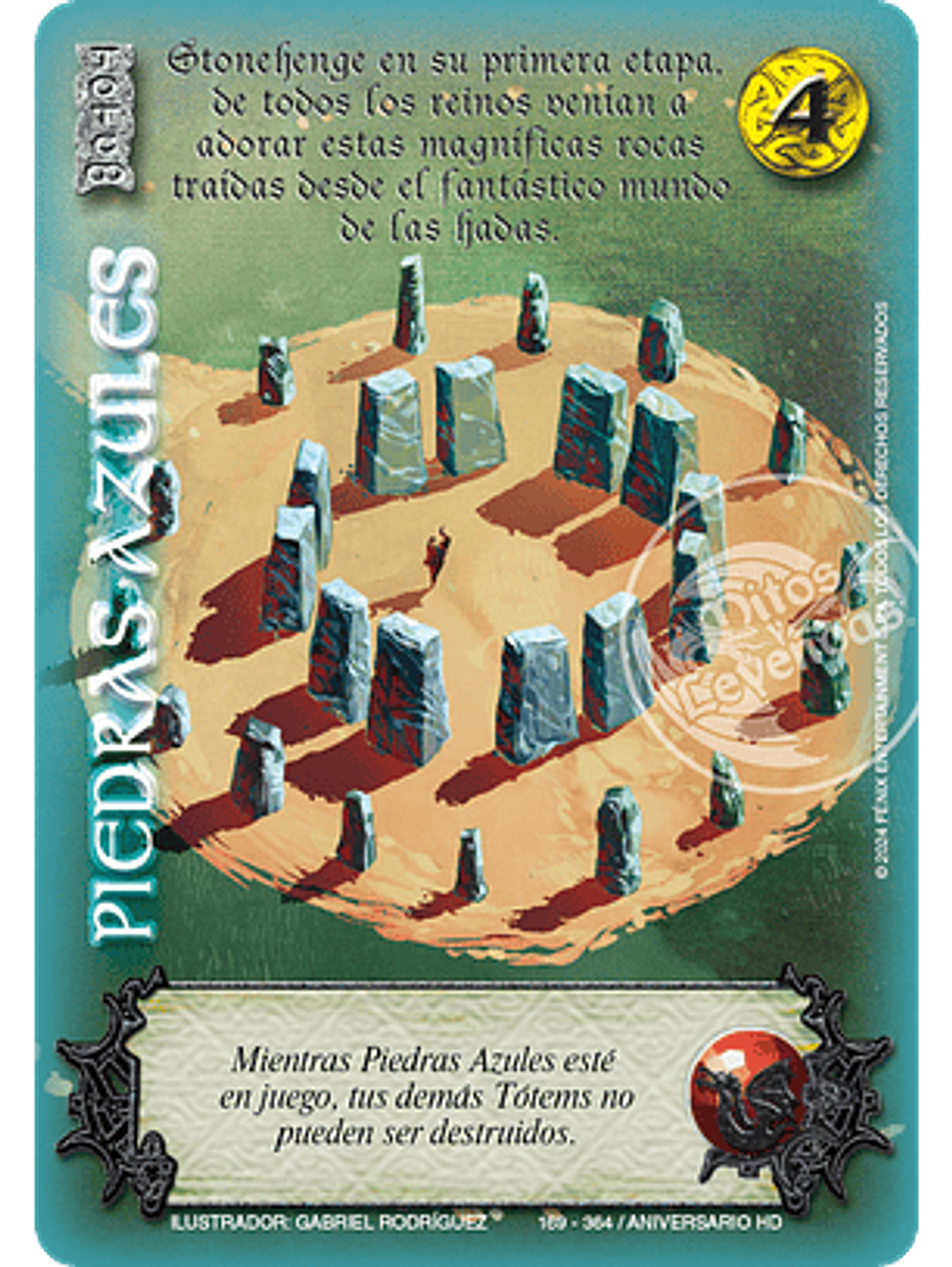 Piedras Azules (HD Aniversario - VC Foil) 1