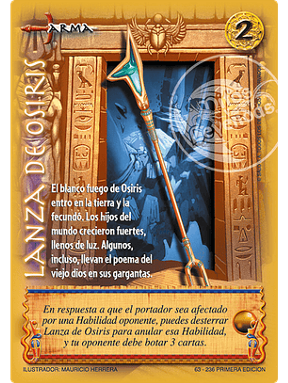 Lanza de Osiris (Clásico DOMRA - Real) 1