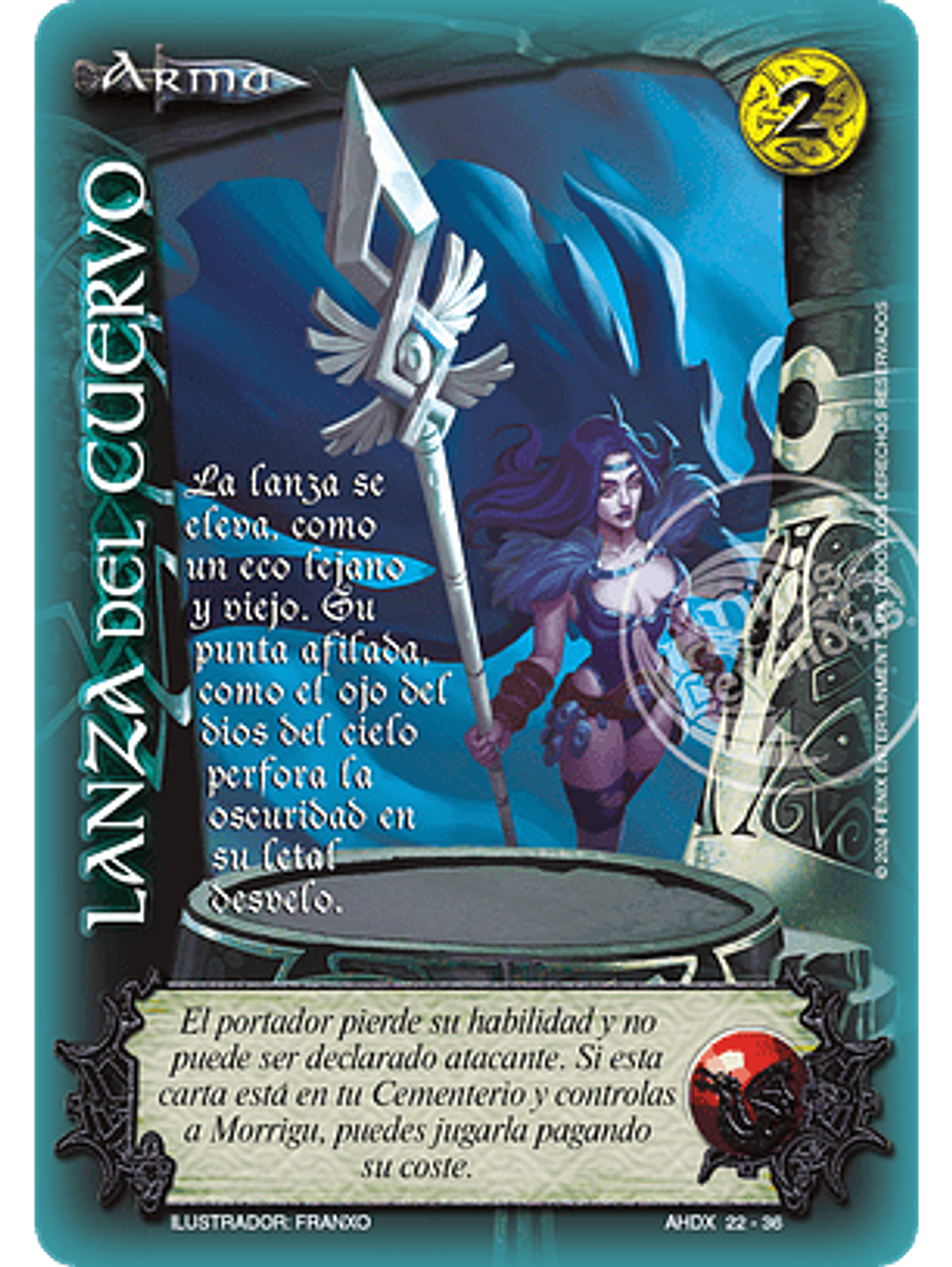 Lanza del cuervo (AHDX - Luz Esmeralda) 1
