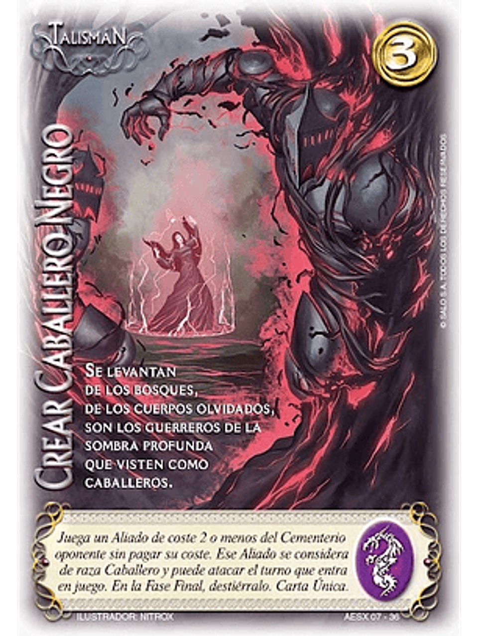 Crear Caballero Negro (AESX - Lancelot Grial) 1