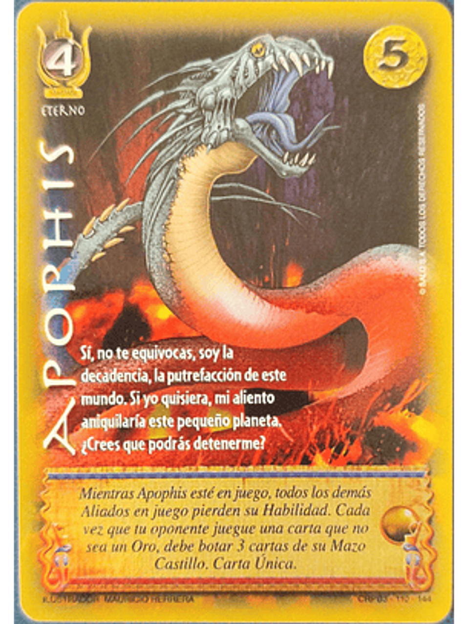 Apophis (CRPB3 - Eterno) 1