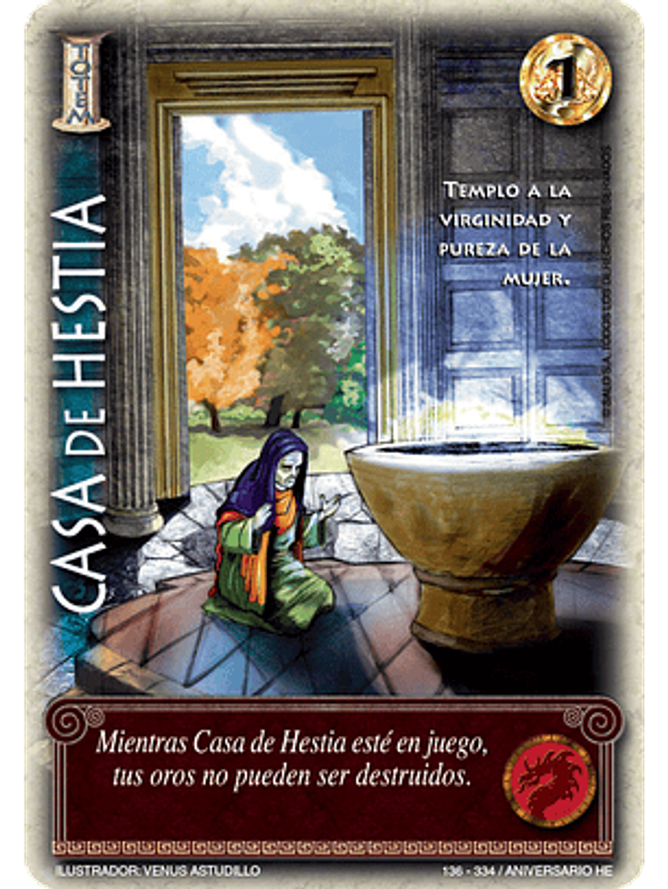 Casa de Hestia (Helénica Aniv - VC Foil) 1
