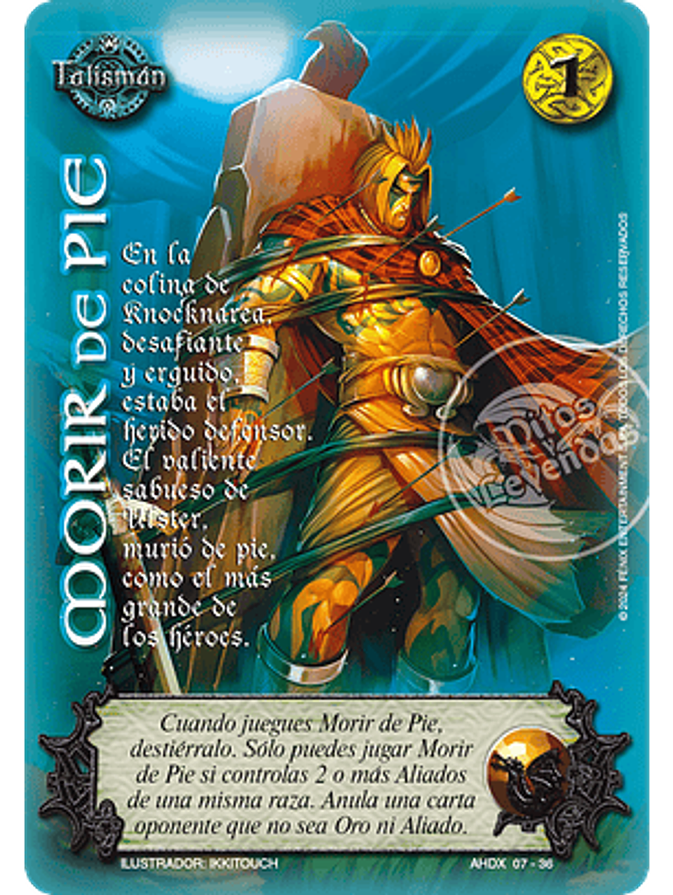 Morir de pie (AHDX - Muerte de Cúchulain) 1