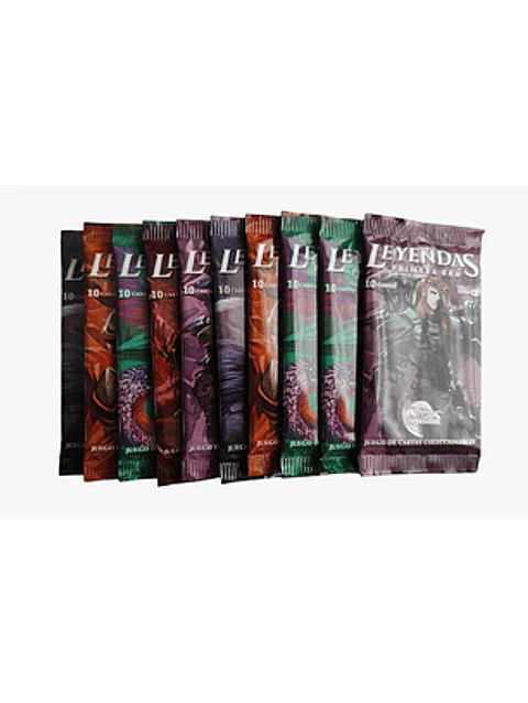 Pack de 10 Sobres de Leyendas PE 4.0