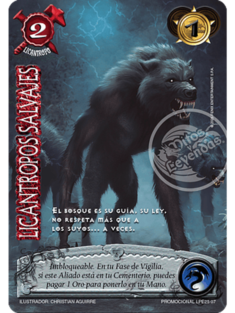 Licantropos Salvajes (LPE25 - Arte Alternativo) 1