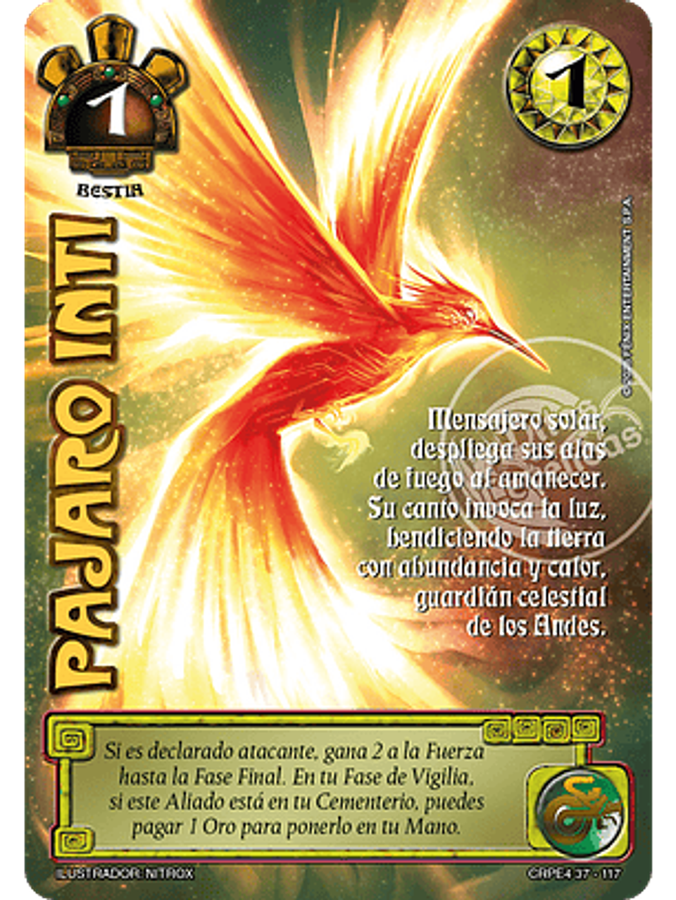 Pájaro Inti (Kit Racial Bestia 2025) 1