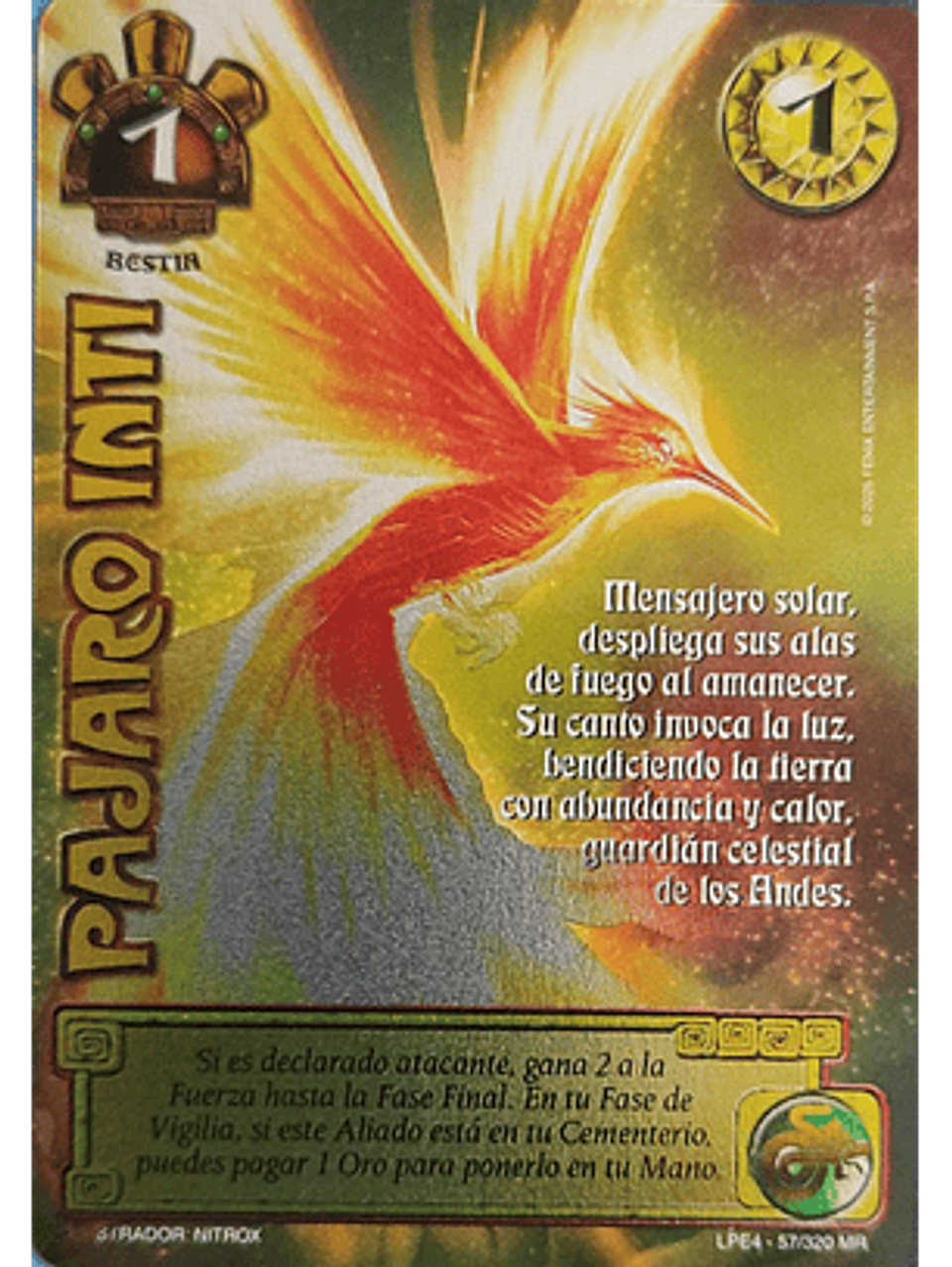 Pájaro Inti (LPE4 - MR) 1