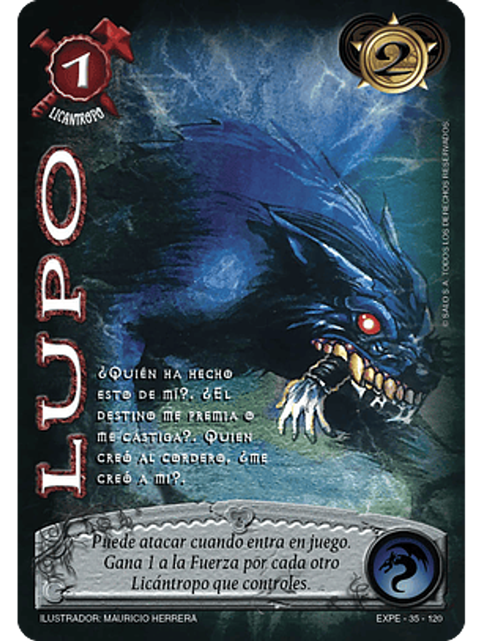 Lupo (EXT22 - Mundo Gótico) 1