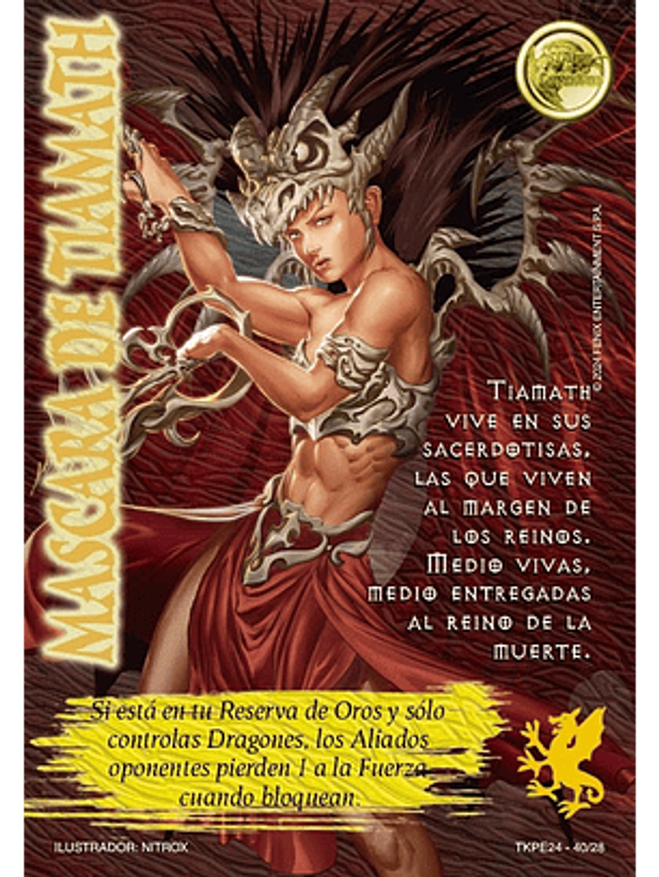 Máscara de Tiamath (TKPE24 - Promocional) 1