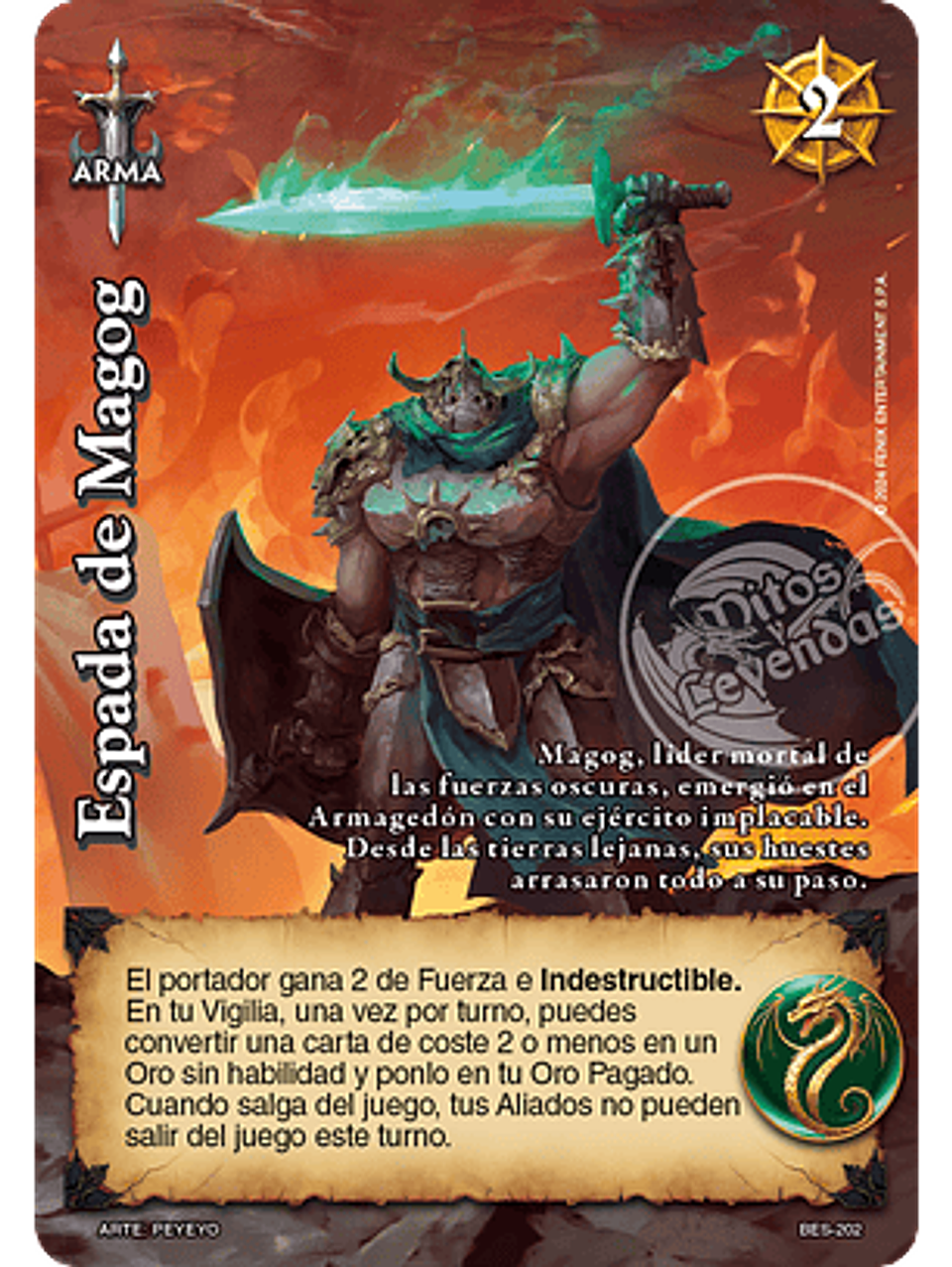 Espada de Magog (Bestiarium - Promocional) 1