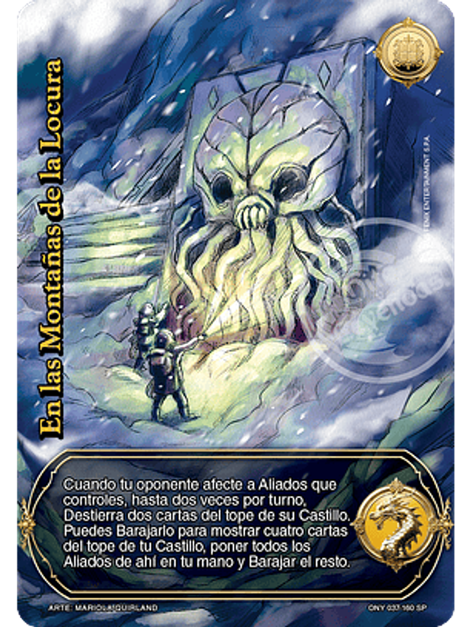 En las Montañas de la Locura (ONY - SP) 1