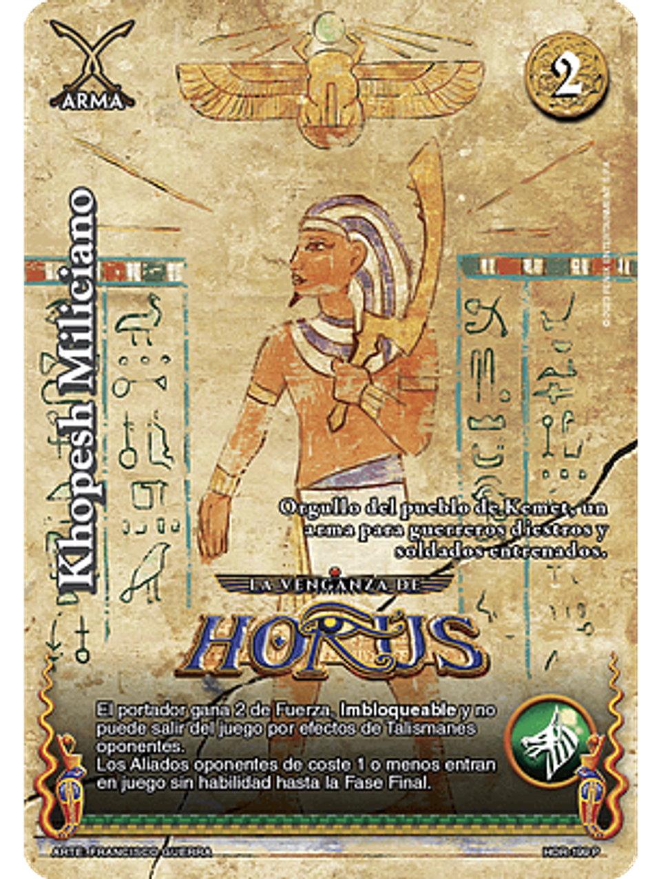 Khopesh Miliciano (La Venganza de Horus - Promocional) 1