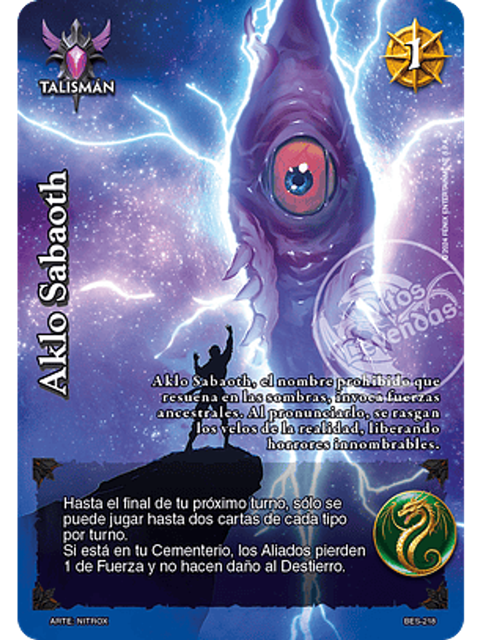 Aklo Sabaoth (Bestiarium - Promocional) 1
