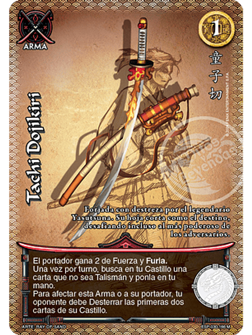 Tachi Dojikiri (Esp.Samurai - MR) 1