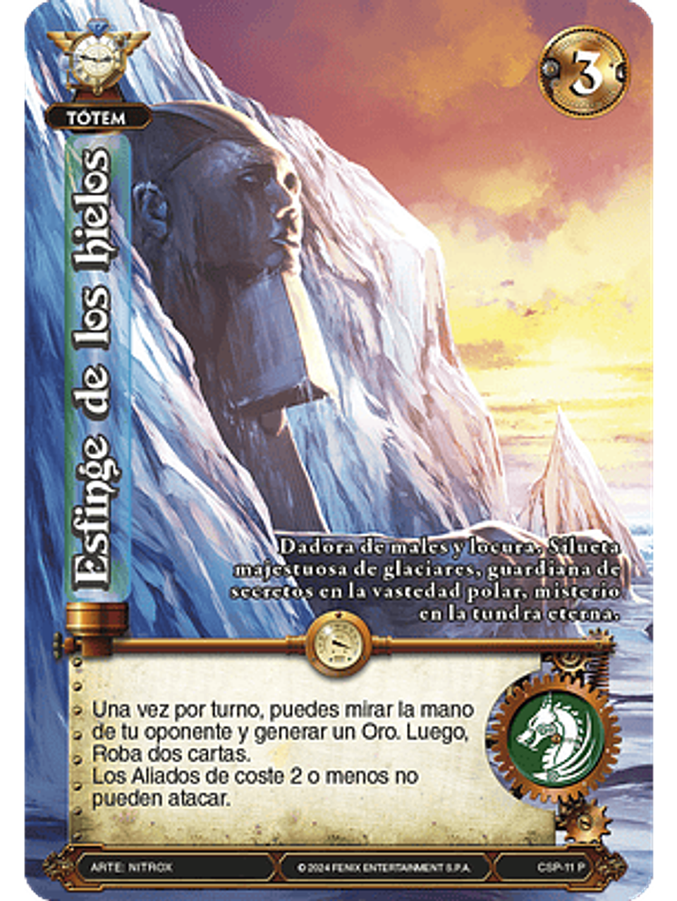 Esfinge de los Hielos (Aventuras Steampunk - Promocional) 1