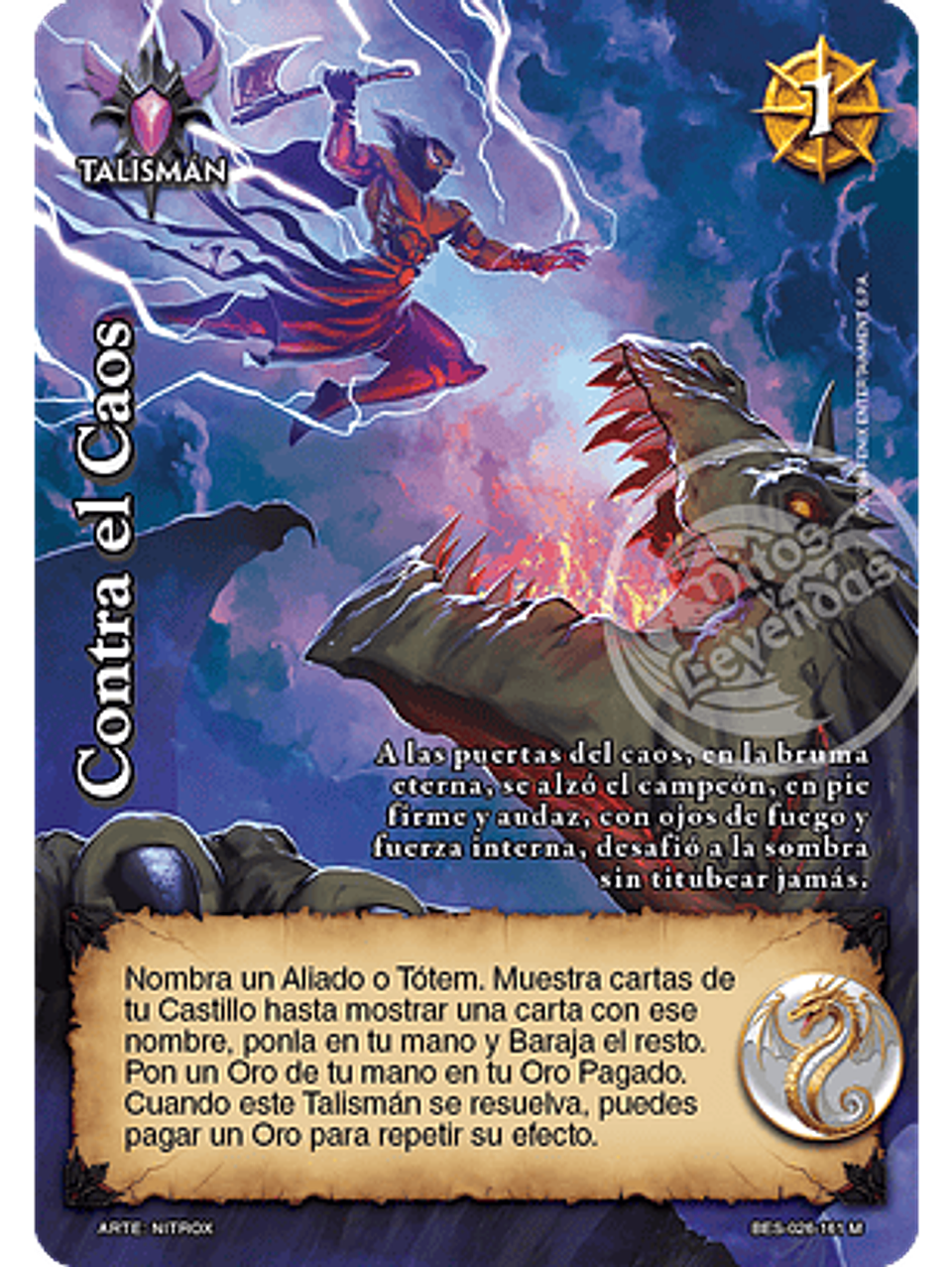 Contra el Caos (Bestiarium - MR) 1