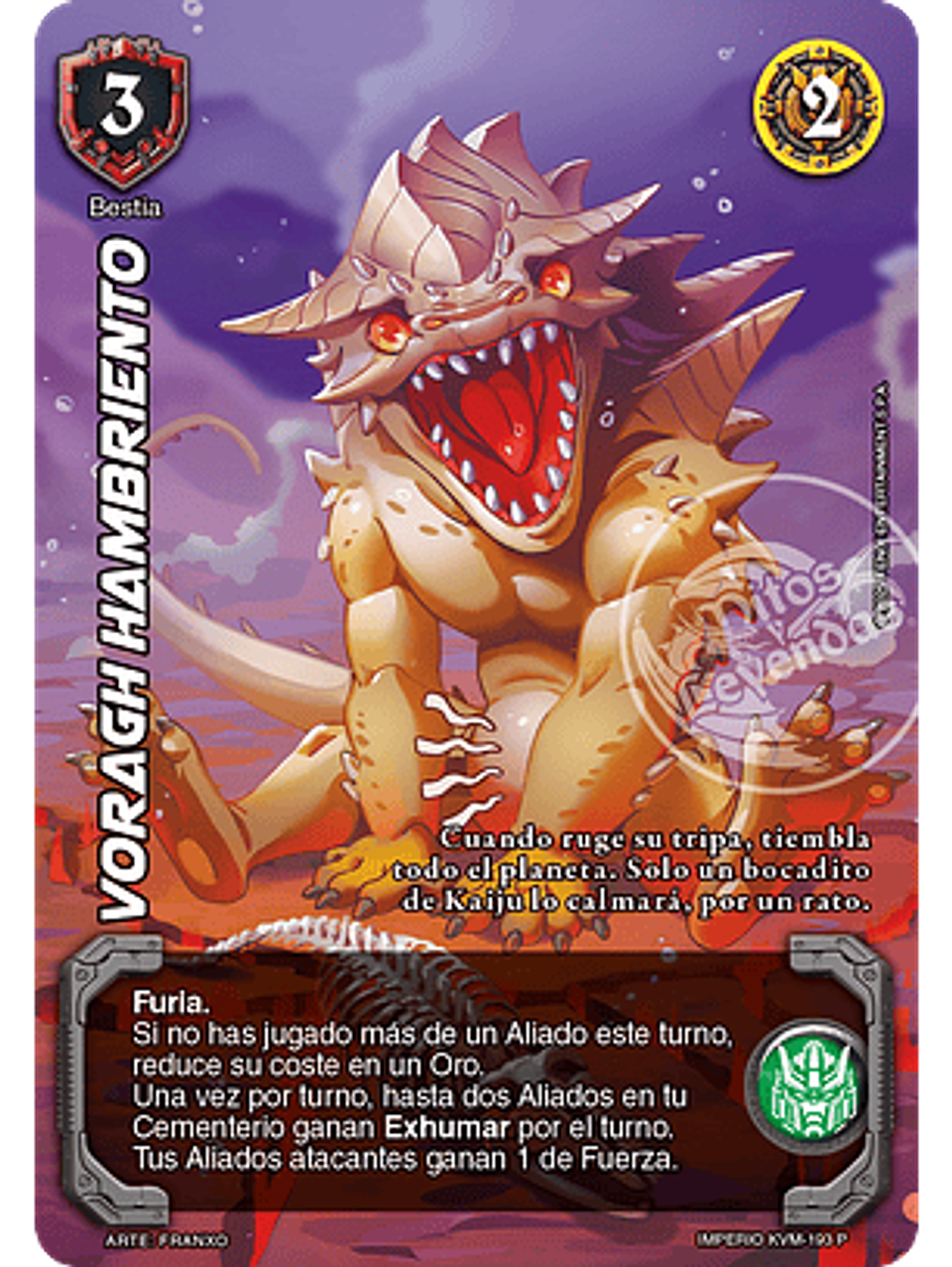 Voragh Hambriento (MTB - Invasores Galácticos) 1