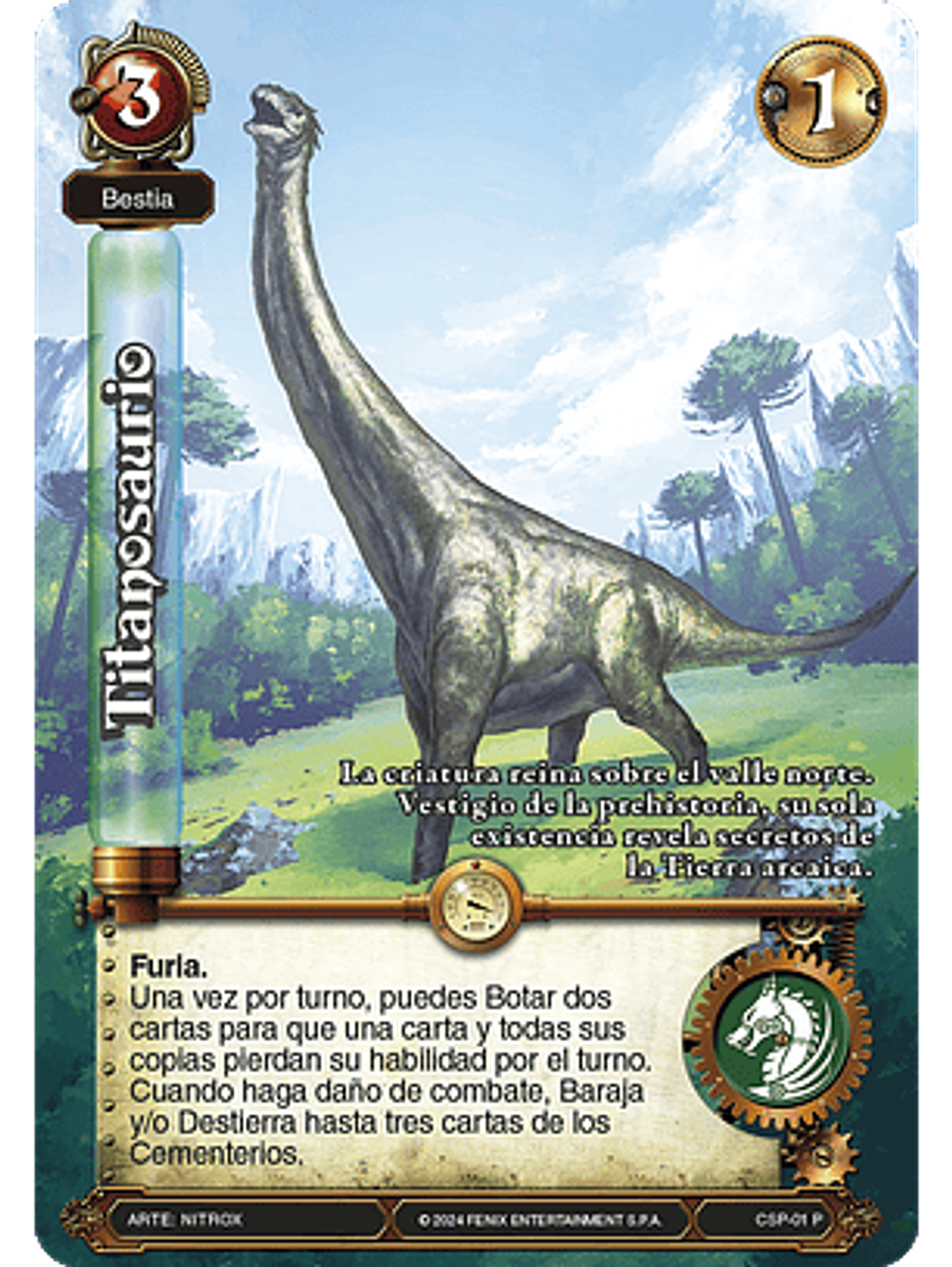 Titanosaurio (Aventuras Steampunk) 1