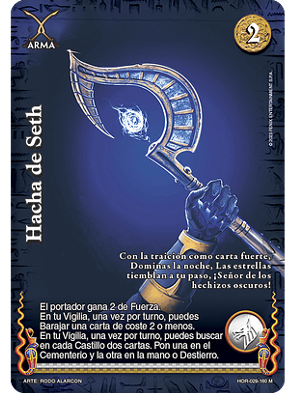 Hacha de Seth (La Venganza de Horus - MR) 1