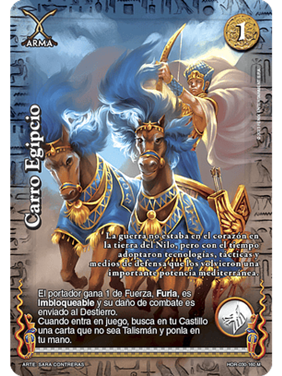 Carro Egipcio (La Venganza de Horus - MR) 1
