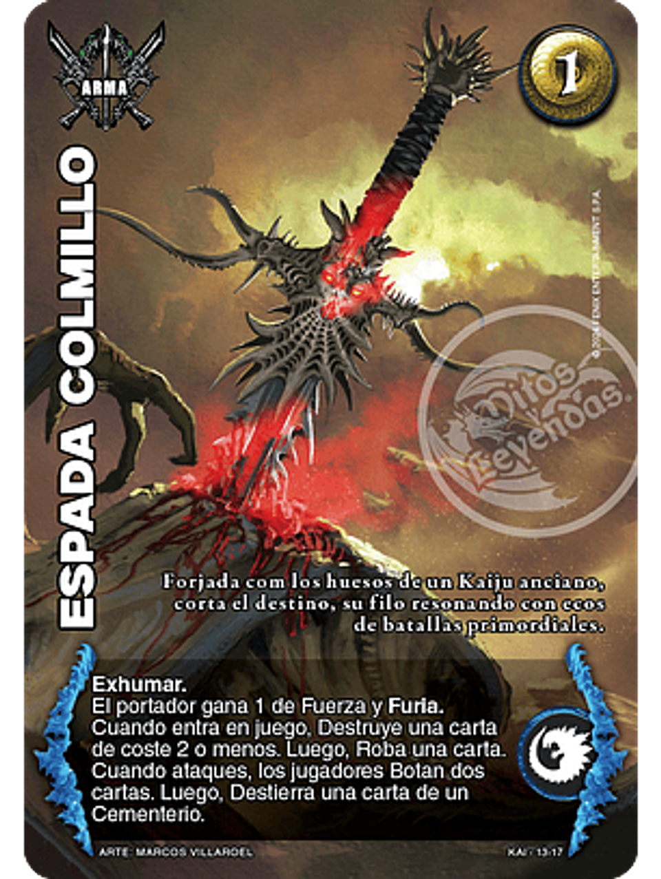 Espada Colmillo (Amenaza Kaiju) 1