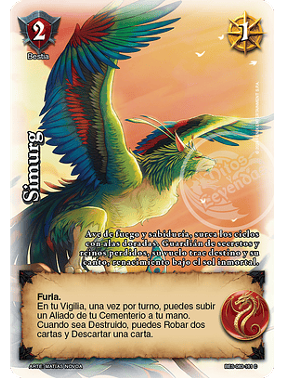 Simurg (Bestiarium - VC Foil) 1