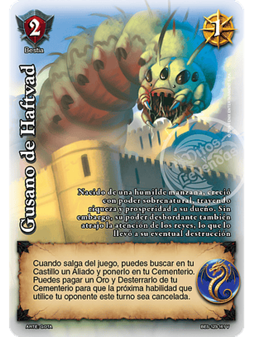 Gusano de Haftvad (Bestiarium - VC Foil) 1