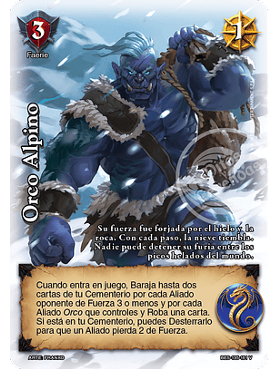 Orco Alpino (Bestiarium - VC Foil) 1