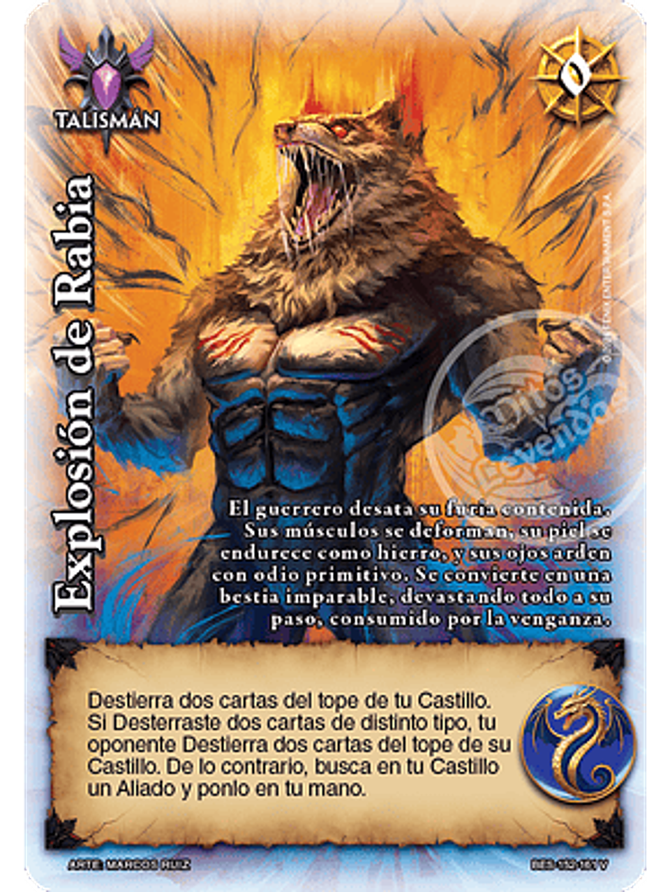 Explosión de Rabia (Bestiarium - VC Foil) 1