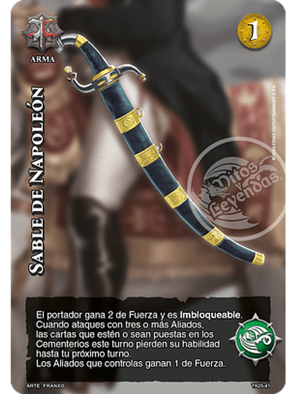 Sable de Napoleón (TK25 - Hielo Inmortal) 1