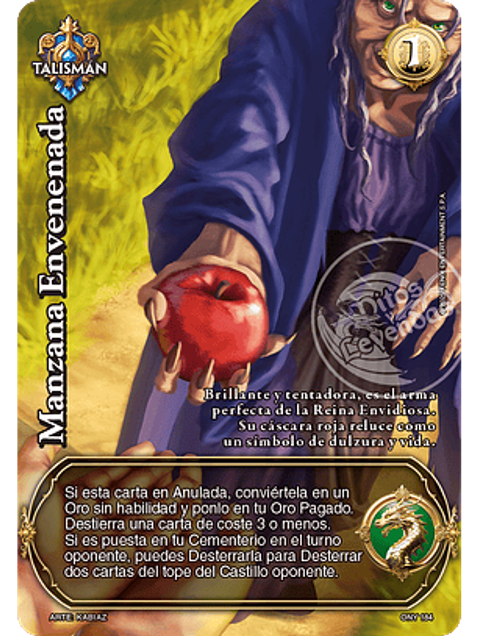 Manzana Envenenada (ONY - Blancanieves) 1
