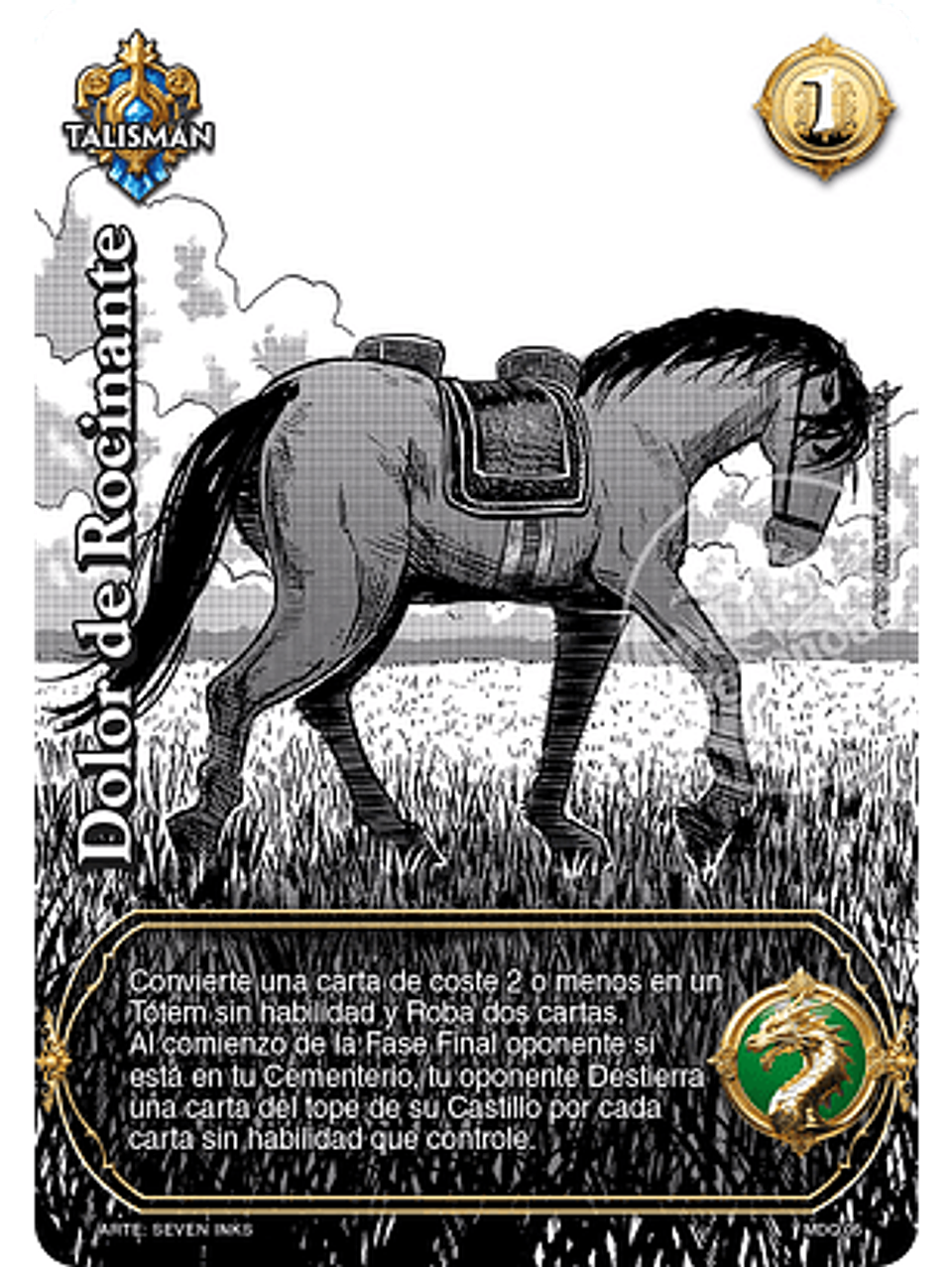 Dolor de Rocinante (ONY - MDQ) 1