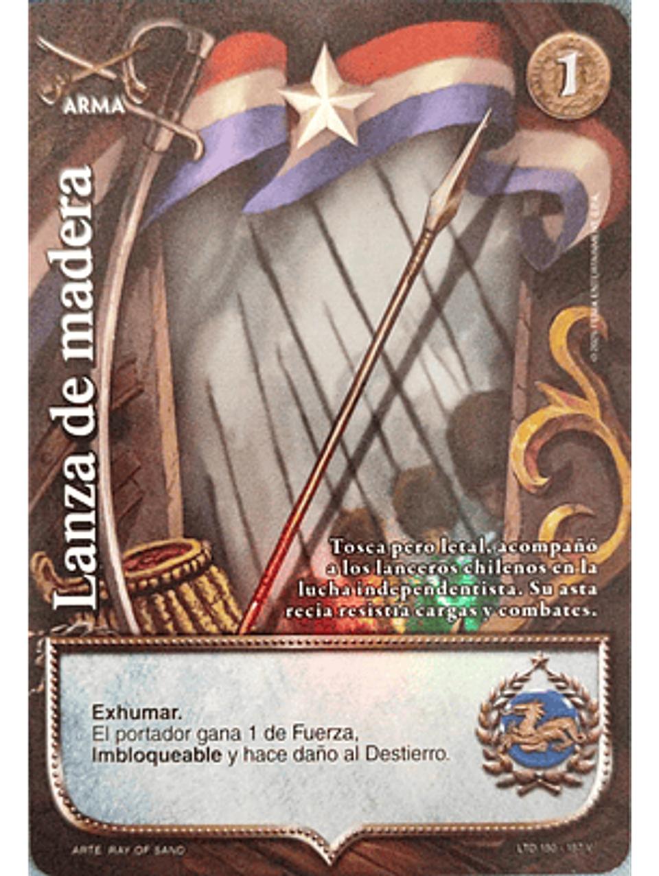 Lanza de madera (LTD - Vasalla Foil) 1