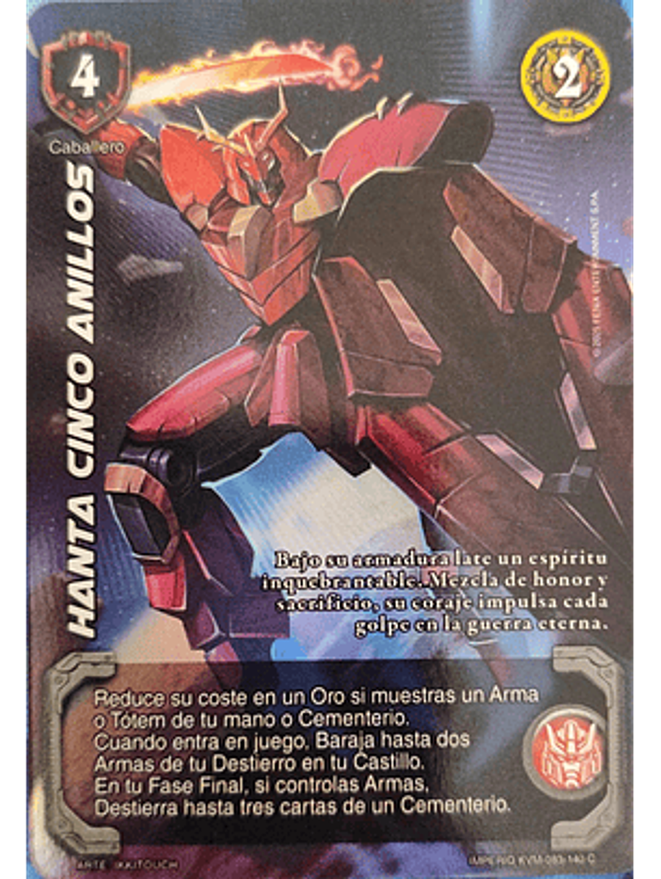 Hanta Cinco Anillos (KVM - Cortesana Foil) 1