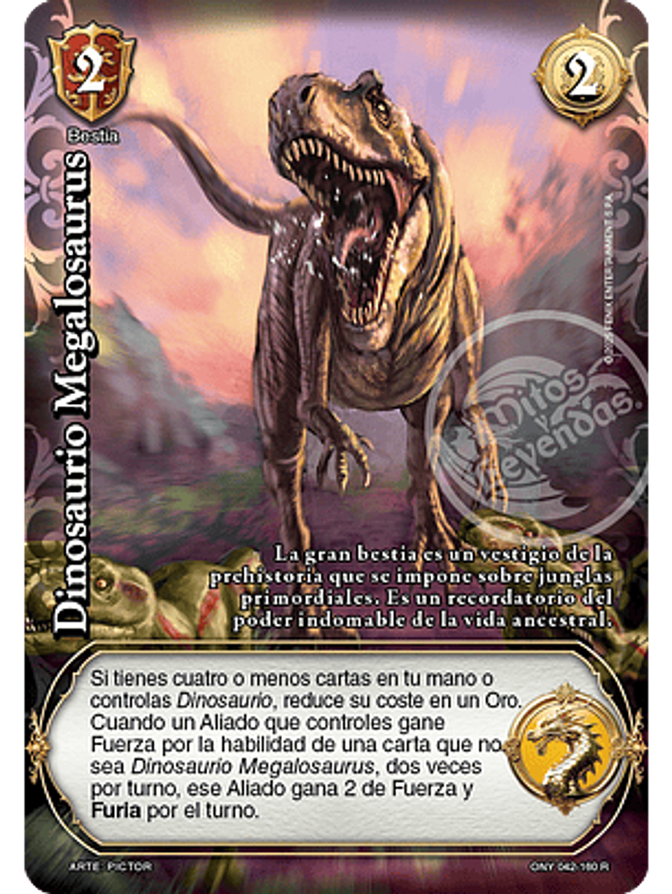 Dinosaurio Megalosaurus (ONY - Real) 1